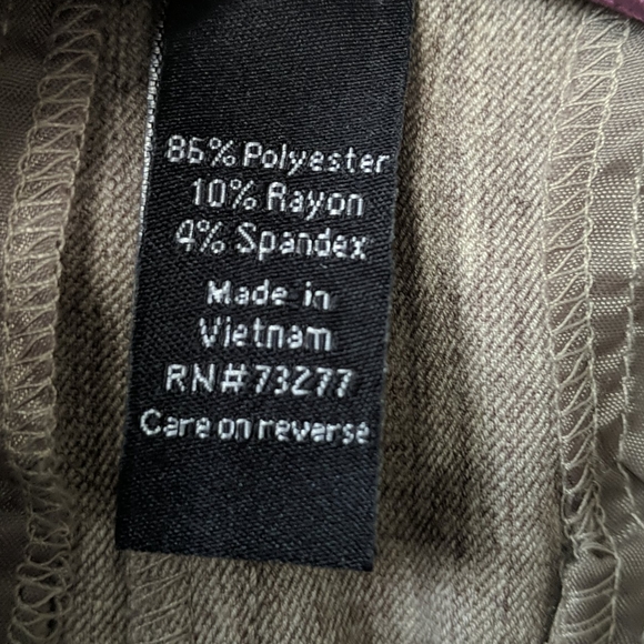 Brown straight leg trousers - Picture 4 of 8